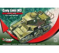 Mirage Hobby Kit maquette plastique M3 Char Léger 'Luzon' 1942 Échelle 1:72 Réf. 726072