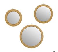 Atmosphera - 3 miroirs tilia 23/32/40cm Corde
