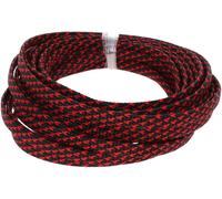 3 mm Braided Cable Sheath Expandable PET Cable Sleeve Wire Storage Cable PET Cover Flexible Electrical Management Cable Flexible Protection Tube Pipe Black Red 10 Metres
