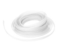 3 mm Braided Cable Sheath Expandable PET Cable Sleeve Wire Storage Cable PET Cover Soft Electrical Cable Management Flexible Cable Protection Tube Pipe White 5 Metres