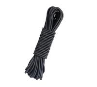 3 mm x 15 m Corde en Caoutchouc Noir,Cordon Elastique Rond Ficelle Élastique Solide Cordon Couture Tendeur Elastique Sandow pour Camping Tente Sac à Dos Lacets de Chaussures Travaux Manuels DIY