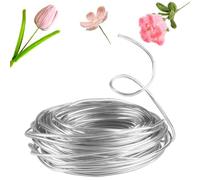 3 mm x 20 m Fil Métallique Modélisation, Fil de Fer Souple Recouvert de Plastique, Fils D'artisanat pour Cure Pipe, Flexible Bobines pour Pipe Cleaners Façonner Pétales, Feuilles et Travaux Manuels