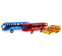 3 Modèles D'autobus Pour Les Enfants De 3 Ans Et Plus : Autobus Scolaire + Autobus De Tourisme + Couleurs Vives