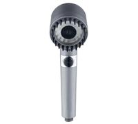 3 Modes Adjustable Shower Head 4 in 1 Massage Shower High Pressure Water Saving One-Key Stop Spray Nozzle Bathroom(Three-Piece)