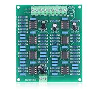 3 - Module de préamplification Audio pour Canal avec Puce NE5532, Sortie réglable des aigus, du médium et des Basses - Filtre de Croisement à 24 DB/Octave pour système