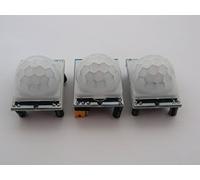 3 modules de détection de mouvement PIR HC-SR501 pour Raspberry Pi ou Arduino Livré avec une carte de câblage GPIO pour Pi