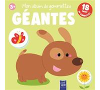 3+ - Mon album de gommettes géantes - Collectif - Yoyo Books - broché - Document jeunesse
