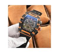(3) Montre homme de marque Richard de luxe AA Fly back Time en céramique blanche multifonctionnelle