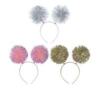 3 Morceaux De Bandeaux Brillants, Accessoires De Vêtements De Performance, Accessoires De Cheveux De Fête, Bandeaux Créatifs Amusants, Accessoires De Coiffure.