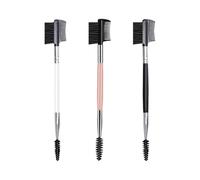 3 Morceaux De Brosse À Sourcils À Double Tête, Peigne À Sourcils Multifonctionnels, Outil De Séparation Des Sourcils Pour Les Cils, Modification Et Accessoires De Sourcils, Gadget De Maquillage