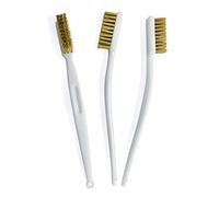 3 morceaux de brosse de nettoyage de buse d'impression 3D, buse de fil de cuivre antirouille, brosse en fil d'acier, brosse de maintenance industrielle, brosse de nettoyage en fil de laiton