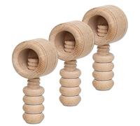 3 Morceaux de Casse-Noix avec vis, Fait Main de Haute qualité, 12 cm