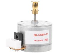 3 Moteur Vitesses de Remplacement pour Tourne-Disque 530sd Vinyle | Cuivre Argenté, Accessoire Léger et Portable, Design Élégant pour Écoute et Installation Musicale