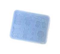 3. Moules de cuisson en silicone pour la fabrication de savon en résine, design multi-usages, motif lapins