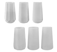 3 Moules Vase En Silicone Pour Créer Des Porte-fleurs Rayés Des Organisateurs Bureau Fournitures Artisanales Accessoires Pour Maison