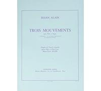 Partitions classique LEDUC ALAIN JEHAN - TROIS MOUVEMENTS - FLûTE / ORGUE Flûte traversière