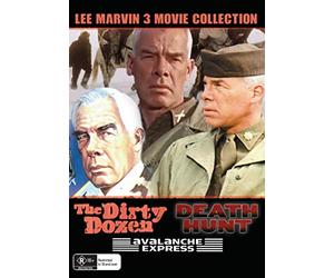 3 Movies - Death Hunt / Avalanche Express / The Dirty Dozen - Lee Marvin Collection - DVD Set