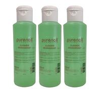 3 Nail Cleaner dégraissant PURENAIL dégraissant premium pour ongles, élimine la couche de dispersion des ongles en gel Uv, Nail Cleaner Degreaser (3 X 125ml)