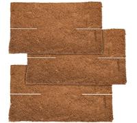 3 nattes de coco carrées antigels pour plantes - 38 x 38 cm [Royal Gardineer]