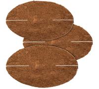 Royal Gardineer 3 nattes de coco rondes antigels pour plantes Ø 38 cm