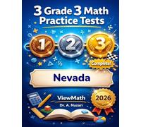 3 Nevada SBAC Grade 3 Math Practice Tests: Full-Length Test Prep with Detailed Answer Explanations