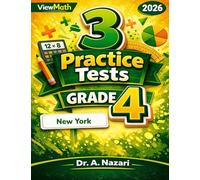 3 New York NYS Math Test Grade 4 Math Practice Tests: Full-Length Test Prep with Detailed Answer Explanations