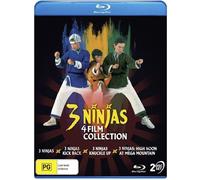 3 Ninjas Collection ( 3 Ninjas / 3 Ninjas Kick Back / 3 Ninjas: Knuckle Up / 3 Ninjas: High Noon at Mega Mountain ) [ Origine Australien, Sans Langue Francaise ] (Blu-Ray)