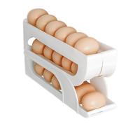 3 Niveaux Distributeur Oeuf Frigo - Distributeur D'œufs Pour Réfrigérateur | Récipient De Stockage D'oeufs À Roulement Automatique Économiser L'espace | Boîte De Rangement Multifonction