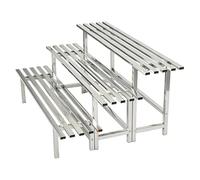 3 Niveaux Support de Plante en Métal Robuste, Plante Robuste for Intérieur et Extérieur, Support de Fleurs, Étagère D'angle Haute for Salon, Balcon, Peut Être Utilisé Séparément(L 120cm/47.2in)