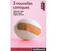 3 nouvelles comiques - Alphonse Allais - Gallimard - Poche - Scolaire / Universitaire