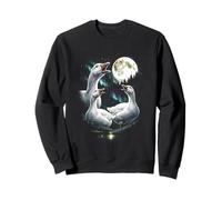 3 Oie hurlante Silly Goose Moon Aurora Vintage Drôle Années 80-90 Sweatshirt