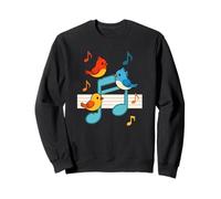 3 Oiseaux musicaux Sweatshirt