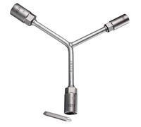 3. Outil à douille interchangeable de qualité professionnelle avec têtes hexagonales renforcées, embouts de tournevis pour mécanicien, clé à douille en acier avec embout de tournevis