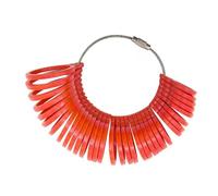 3 Outil de dimensionnement de bijoux compact de jauge vintage multicolore, mesure de doigt réglable 8x8x5 cm outil de dimensionnement d ' accessoires de bijoux de conception