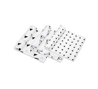 3 Pack, 100% coton, 120 cm x 120 cm, Soyeux bébé Muslins, Idéal comme cadeau de baby shower, couverture de soins infirmiers, Burp Cloth, Muslin Blanket bébé, Couverture Swaddle