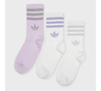 ADIDAS ORIGINALS Chaussettes gris foncé / mauve / violet pastel / blanc, Taille 43-45