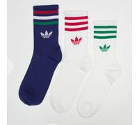 3 PACK - 3S CREW S white/lucid red/lucid blue multicolore 43-45