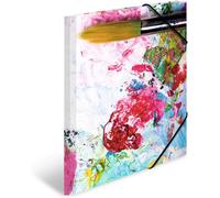 3 Pack A3 Colour Prints Children's Collection Folders Cardboard With Inner Printing Elastic Strong Cardboard Folder Set For Boys And Girls