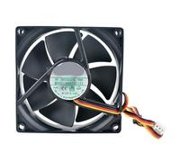 3 Pack A8025L12S 80mm Quiet Computer Fan - 12V DC, 2000RPM, 2Pin/3Pin Connector for CPU, Chassis, Power Supply