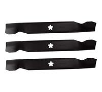 (3 Pack) Aftermarket Premium Replacement XHT Lawn Mower Deck Blade Fits Craftsman 137380 | 17-3/8" x 2-1/4" / 5 Point Star