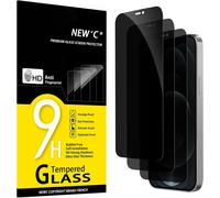 3 Pack Anti-Spy Tempered Glass For Iphone 12 Pro (6.7 Inches), 28 Degree Enhanced Privacy Angle, Ultra-Strong 9h Hardness, Bubble-Free