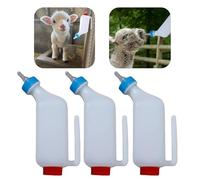 3 Pack Biberon d'Agneau & Chèvre 800 ML - Seau à Lait en Bouteille pour Allaitement d'Agneaux & Bébé Chèvre - Système de Boisson Suspendue