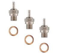 3-Pack Bougie de Préchauffage Hot Spark N4 No.4 70117 Compatible avec Kyosho HSP HPI Redcat 1/8 1/10 RC Nitro Engines Car Truck Buggy