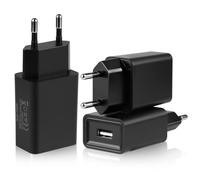 3 Pack Chargeurs USB 5 V 2 A Rapide,Prise Secteur USB pour Smartphone