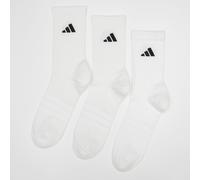 Adidas Chaussettes Crew 3 paires Sportswear rembourrées Blanc/Blanc/Noir Taille S