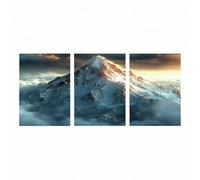 3 Pack Diamond Painting Montagne enneigée, Peinture Diamant Paysage Diamond Painting Adulte Débutants Broderie Diamant Kit Complet, Crystal Artisanat Dessin pour Cadeau Femme 30 x 45 cm x 3 ZSHS-0936