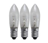 3-pack E10 ampoule claire 23-55V 0,2W blanc chaud