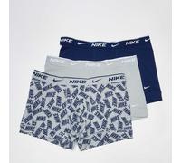 Nike Boxers Eday Cotton Stretch – 3 unités – Bleu/Gris – Taille M Homme