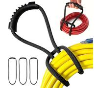 3 Pack Extension Cable Organizer and Hanging Hooks (80cm), Cable Ties with Handle, Heavy Duty Storage Straps and for Organizing Water Pipe in Garages and Workshops