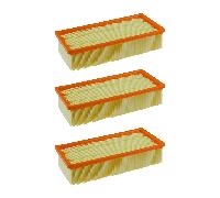 3-Pack Filtre plat compatible avec Kärcher A2701 / A2801 / SE2001 / SE3001